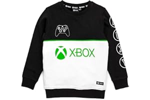 Xbox Sweatshirt Boys Kids Game Console Black Suéter Sudadera con Capucha