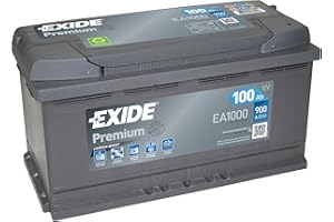 EXIDE TECHNOLOGIES EXIDE Premium EA1000 Batterie de Voiture 100Ah 900A
