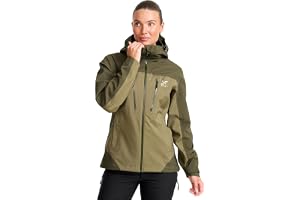 RevolutionRace Dam Silence Proshell 3L Jacket, Slitstark och Vattentät Jacka för Vandring, Hiking, Camping och alla andra Uto