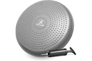 ProsourceFit Core Balance Disc Trainer, Diametro 35,6 cm, con Pompa per Migliorare la Postura, Fitness, stabilità