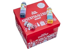 LiveFresh Adventskalender Saft 2025 – 24 Säfte & Shots Kaltgepresst¹ – Gesunder Weinachtskalender zum Verschenken