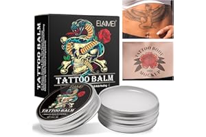 CCKULOOB Crema Tatuaggi Burro Per Tatuaggi Trattamento Lenitivo ed Idratante Specifico per Tatuaggi, Professionale Tattoo Burro Vegana e Bio. Barattolo da 30g