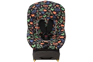 JYOKO Kids Funda de algodón para Silla de Coche Compatible con Maxi Cosi Pearl 360 y Mica Pro I-Size (Happy Dino)