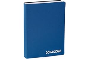 Quo Vadis - Agenda année scolaire - 2024-2025 - Eurotextagenda 15 - Journalier - Multilingue - Galaxy - Bleu - 12 mois de août à juillet - Format10x15 cm