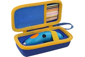 co2CREA Travel Hard Case for 3Doodler Start+ Essentials 3D Pen Set,Storage Organizer Holder for Printing Filament Refill and USB Charger