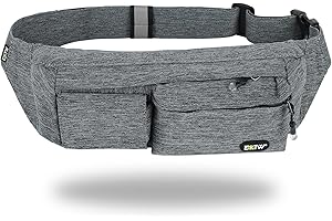 Eotw marsupio marsupio viaggio tasca Sling petto borsa a tracolla porta telefono cintura da corsa con tasche separate, N-5923 C, Medium