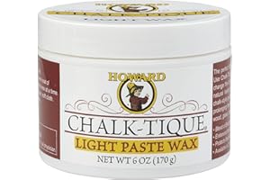 HOWARD PRODUCTS Howard Chalk-Tique Light Paste Wax a Blend of Beeswax, Carnauba Wax, Orange Oil, Chalk Paint Wax Perfect for Your Shabby Chic Wax Finish (Light)