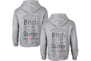 Couples Shop Beste Freunde Damen Pullover Hoodie Best Friends BFF Sister