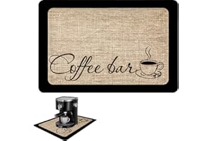 HOMURY Tappetino scolapiatti per macchina da caffè, 40x50 cm, assorbente, asciugatura rapida