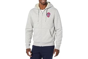 Amazon Essentials Disney | Marvel | Star Wars Men's Sherpa-Lined Full-Zip Hoodie Sweatshirts
