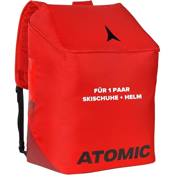 Salomon Atomic Double Ski Bag Black - Ski Bag for Two Pairs of
