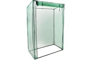 DIVCHI Greenhouse Garden Tomato Growhouse Vegetables Grow Tent Green House With Roll-Up Door Reinforced Cover & Heavy Duty Frame