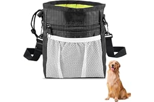 deegbbyi Bolsa de Golosinas para Perros, Bolsa de Aperitivos para Mascotas, Bag de Entrenamiento para Perros, Bag Entrenamiento Portátil Cachorros, para Viajes o Uso al Aire Libre