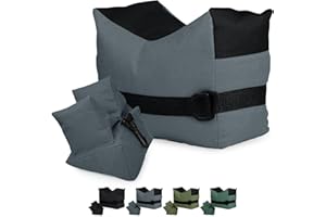 ‎FEYACHI Feyachi Outdoor Schießenauflage Taschenauflage vorne & hinten Unterstützung SandBag Stand Halterungen mit 600 Denier Polyester dauerhafte Konstruktion und Wasserbeständigkeit für Gewehr Jagd