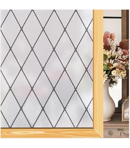 3D-Buntglas-Fensterfolie Mit Vergoldeten Blumen – Sichtschutz Für Badezimmer & Türen, 59,9x89,9 Cm, Statisch Haftend, UV-Schutz