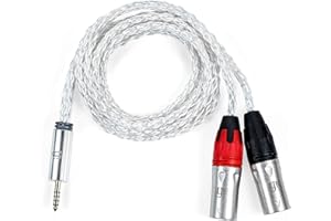 iFi - 4,4mm auf XLR Kabel - Schwere OFHC-Strangguss-Kupfer-Silbermatrix 16AWG-Leiter | Superweiches (60P) HD-Polymer mit 1500V AC-Funkenfestigkeit und minZ™-Spiralisolierung - Studio/Stage/DJ (1m)