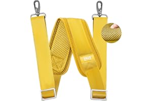 ZINZ Correa de Hombro de 79", Almohadilla de Cojín Fija Extragruesa y Cierres Dobles Correa de Repuesto Universal con Ganchos Giratorios de Metal (200 cm)