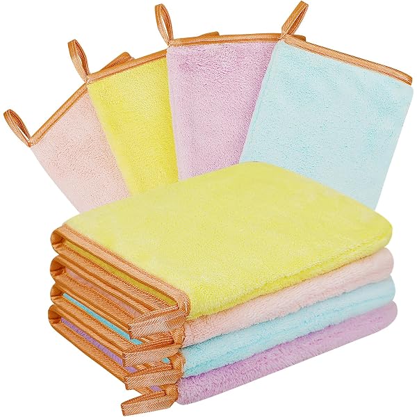 Gants De Toilette Enfants Animorigolo - Lot De 2, éponge Coton, Motif Animaux