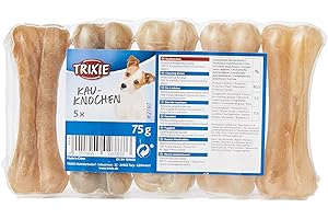 Trixie 2787 kość do żucia, prasowana, 8 cm, 5 × 15 g