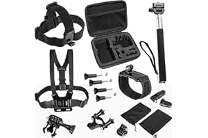 yayago Mehrteiliges Set für GoXtreme Black Hawk 4k inkl. Tasche