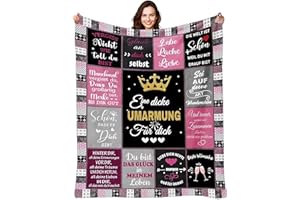 AOKILE Beste Freundin Geschenke, Umarmung Decken Geschenke für Freundin, Geburtstagsgeschenk für Beste Freundin, Geschenke für Frauen Schwester Kollegin Ehefrau und Mutter zum Geburtstag Weihnachten