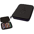 Forged Dice Co. Dice Storage Case with Removable Slotted Tray - Storage Box Holds 42 Metal or Plastic Polyhedral Dice - Dice Tray and Display Case Works with DND and Dungeons & Dragons Game Dice