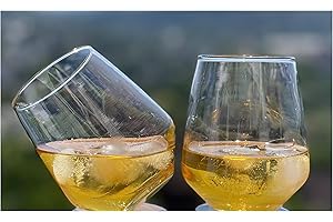 Topkapi McDalford - Set di 2 bicchieri da whisky, per whisky, cocktail, succhi di frutta, acqua, bevande, altezza ~ 10,6 cm, V ~ 420 ml, colore: Trasparente