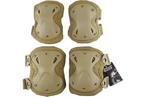 OAREA Tactical Sportschutz König Kong Gear Set Outdoor Multi Color Sicherheit Kniepolster Ellenbogen für Military Airsoft Jagd