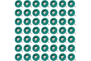 Shineboc 50 Pièces Meules à Polir Kit, 25mm Accessoires Dremel Polissage Abrasif Grain 150 Pour Outils Rotatifs Dremel Pour Polir Bijoux Bois