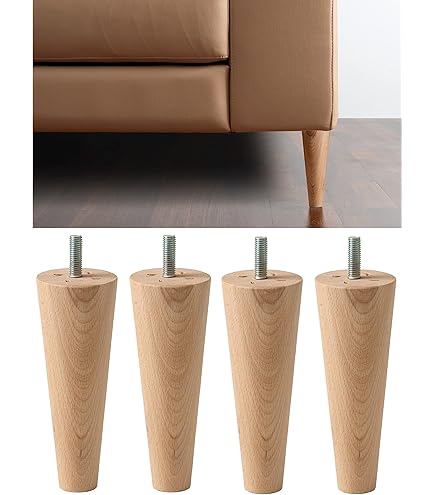 Piedini Per Mobili In Alta Qualità │ 4 Pezzi │ Rettangolare │ 24 X 100