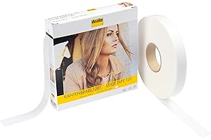 Vlieseline de Freudenberg Renfort de Lisière T20 Blanc, 50M 2 cm x 100 m