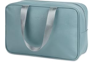 NARWEY Volle Größe Kulturbeutel Große Kosmetiktasche Reise Make-up Taschen Organizer für Damen und Frauen