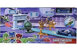 PJ Masks 1416571 Save The City Track Set Plus 1 Car