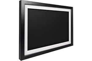 Vivarti Truebox 3D Shadow Display Picture Frame (A3 Size, 29.7 x 42 cm) Black Frame, White Mount, Black Backing Card. Portrait or Landscape Photo Frame with Wall Mounted Hook