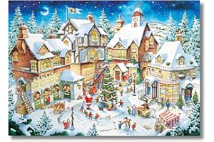Ravensburger - Puzzle: 50 Aniversario, Navidad en el Pueblo, 1000 Piezas, Puzzles para Adultos, Rompecabezas para Adultos, Regalos a Partir de 14 Años,70x50cm