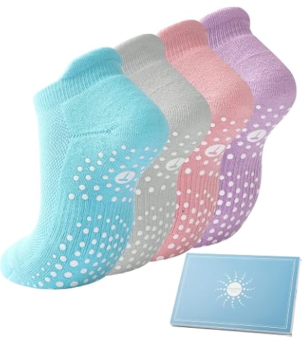 Lot De 2 Genouillères Pour Tapis De Yoga Avec Chaussettes Antidérapantes - Protection Et Confort