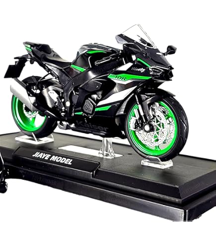 Maisto Metal Kawasaki Ninja Zx-10R in Black 1:18 Scale Model from