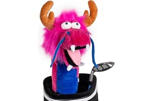 DAPHNE'S HEADCOVERS Daphne's Pink Dragon Headcover, Copritesta conducente Unisex-Adulto, Multicolore, Taglia Unica