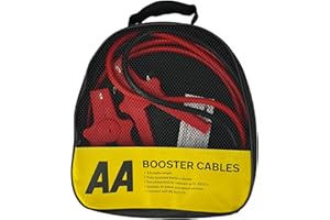 Cavi booster isolati AA, AA4550, per motori a benzina/diesel fino a 3000 cc, cavo da 3 m, custodia