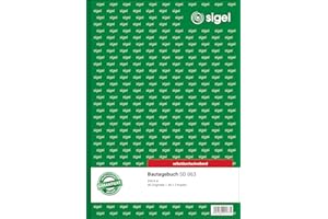 SIGEL SD063 dziennik budowy, A4, 3 x 40 arkuszy, samokopiujący, 1 sztuka