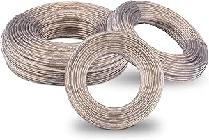 30m Wäscheleine Mit Stahlkern | Extra Stark 120kg Tragkraft | Ø3mm Gartenleine