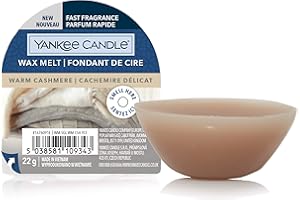 Yankee Candle Duftwachs | Warm Cashmere | bis zu 8 Stunden Duft | 1 Stück