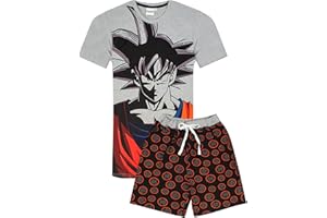 DRAGON BALL Z Dragonball z Goku Piżamy męskie Piżamy Krótkie lub długie opcje nogi