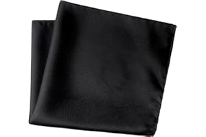 PB Pietro Baldini Fazzoletto da taschino in raso da uomo - Elegante fazzoletto da taschino per abito o giacca - 30 x 30 cm