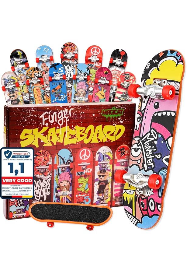 8 Mini Planches De Surf Du Bout Des Doigts - 10 Cm, Plastique, Couleurs Vives - Jouet Créatif Intérieur/extérieur