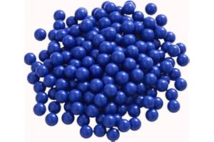 LAMBID 200 x 0.43 Calibre Paintball Solid Nylon Ball for Home Defence 43 Calibre Paintball Ammunition Projects (Blue)