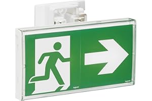 Legrand BAES d'évacuation saillie à LEDs - SATI connecté visibilité augmentée pour ERP et ERT - 45lm - 1h - IP43 IK07