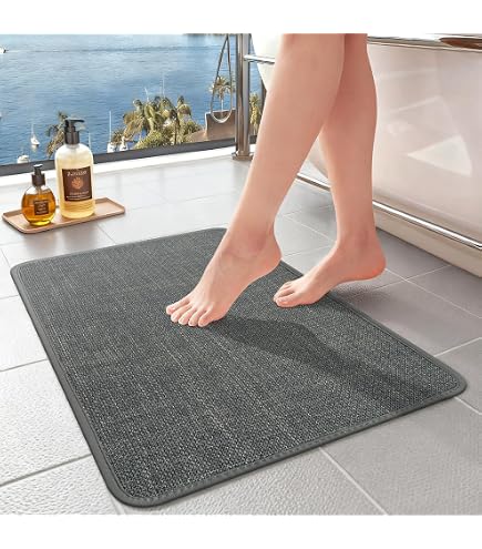 Tappeto Magico Genio 50x65 Cm In Microfibra Antiscivolo – Assorbe Fino A 4L D'Acqua, Lavabile In Lavatrice, Colore Grigio - 3