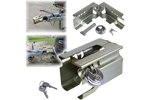 MEINANHÄNGERERSATZTEIL Dispositif anti-vol pour les remorques de voiture ALBE Berndes Safety Box XL + cadenas