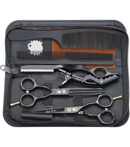 Leder Scheren-Etui 9,5x4,5cm - 10 Farben Für Beauty-Werkzeuge & Nähzubehör